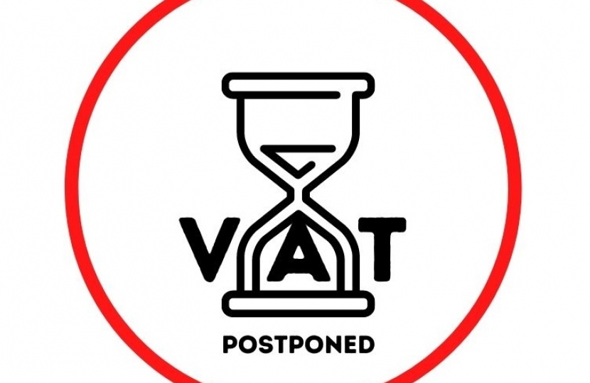 20% VAT increase postponed to 31st March 2021