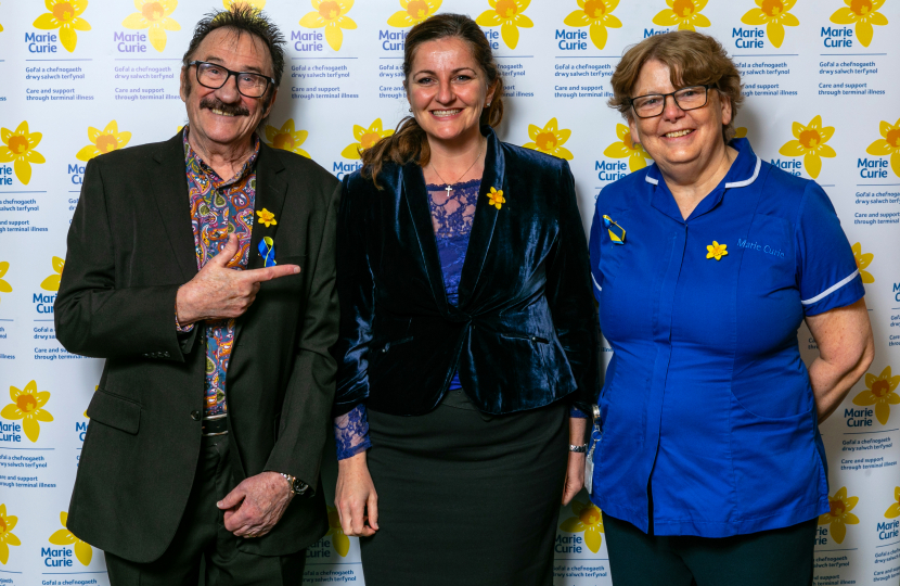 Caroline and Marie Curie in Parliament