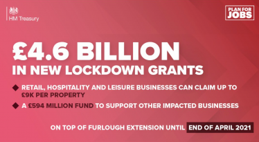 4.6 billion in new Lockdown Grants