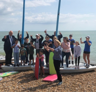 Minister Vicky Ford's visit to Eastbourne